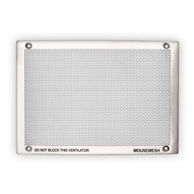 Pest Proofing Air Brick Cover by MouseMesh - Medium Stainless Steel 255mm(W) x 180mm(H)