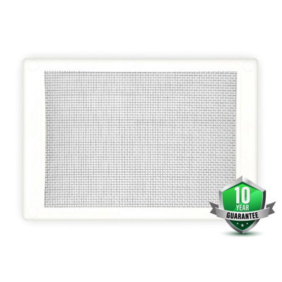 Pest Proofing Air Brick Cover by MouseMesh Medium White 255mm(W) x 180mm(H) DIY at B&Q