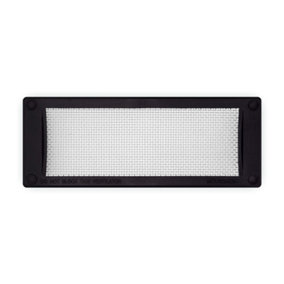 Pest Proofing Air Brick Cover by MouseMesh - Small Black 255mm(W) x 105mm(H)