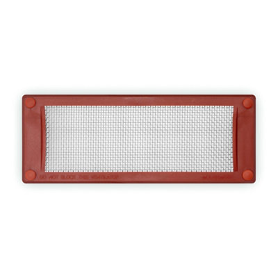 Pest Proofing Air Brick Cover by MouseMesh - Small Brick Red 255mm(W) x 105mm(H)