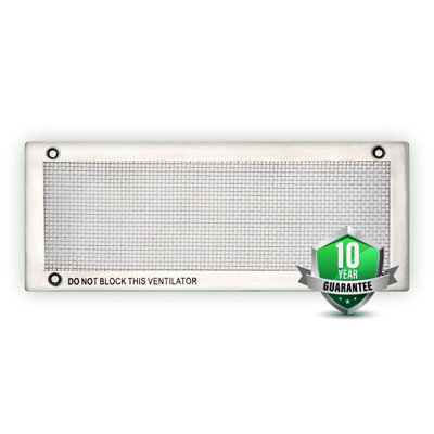 Pest Proofing Air Brick Cover by MouseMesh Small Stainless Steel 255mm(W) x 105mm(H) DIY at B&Q