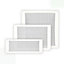Pest Proofing Air Brick Cover by MouseMesh - Small White 255mm(W) x 105mm(H)