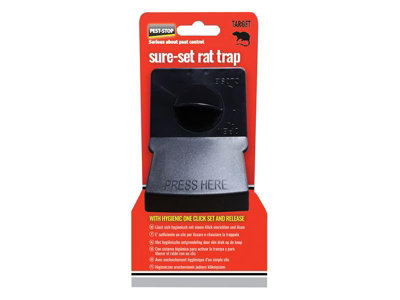 Pest-Stop Pelsis Group PSPRT Sure-Set Plastic Rat Trap PRCPSPRT