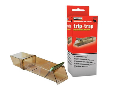 Pest-Stop Trip-Trap Humane Mouse Trap Easy Set Small Rodent Trap PSTTB PRCPSTTB