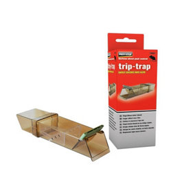 Pest-Stop Trip-Trap Humane Mouse Trap Easy Set Small Rodent Trap PSTTB PRCPSTTB
