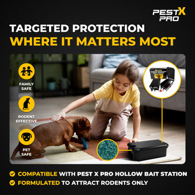 Pest-X Pro Predator Single-Feed Rat & Mouse Poison Sachets - Super ...