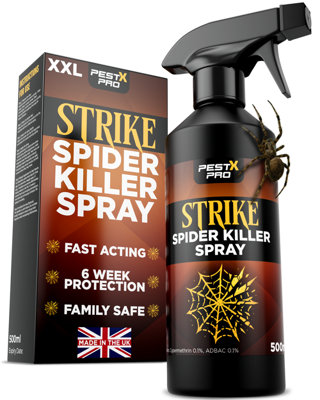 Pest X Pro Spider Control Spray 500ml Fast-Acting, Low Odour, Non ...