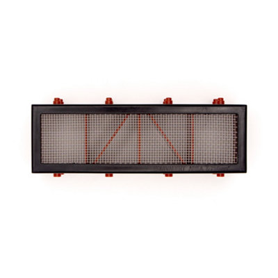 PestBrick - The Smart - Pest Proofing Air Brick by MouseMesh - Black 215mm(W) x 80mm(H) X 68mm(D)