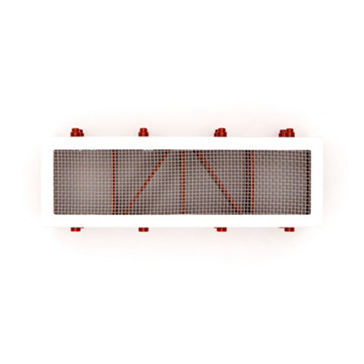 PestBrick - The Smart - Pest Proofing Air Brick by MouseMesh - White 215mm(W) x 80mm(H) X 68mm(D)