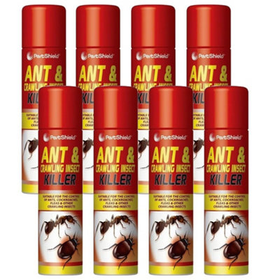 PestShield Ant & Insect Killer 300ml Spray x 8