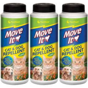PestShield Move It Cat & Dog Garden Repellent 240g (Pack of 3)