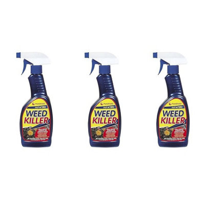 PestShield Weed Killer 500ml Trigger Spray  (BLUE BOTTLE) (Pack of 3)