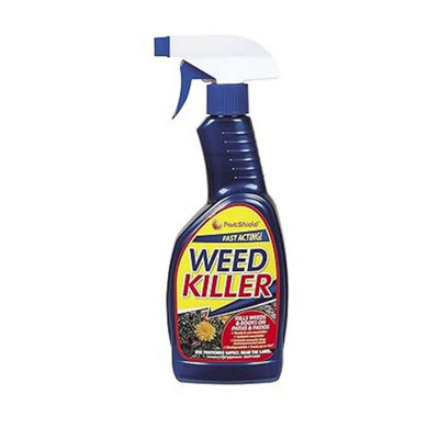 PestShield Weed Killer 500ml Trigger Spray (BLUE BOTTLE)