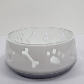 Pet Bowl 550ml Food and Water Dog Bowl Cat Bowl Anti Slip Base