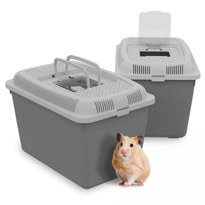 Pet Carrier Cage Small Pets Guinea Pig Hamster Rabbit Kitten Rodent DIY at B Q
