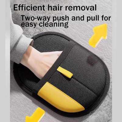 Dog Hair Remover Pet Hair Remover Gloves - 2025 Upgraded Electrostatic Hair Removal For Furniture, Car & Carpets Carpet Furniture Hair Removal Tool