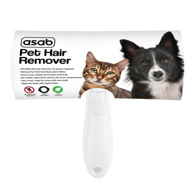 Static electricity outlet dog hair remover