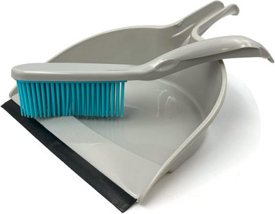 Pet Hair Remover Rubber Dustpan and Brush Set DIY at B Q