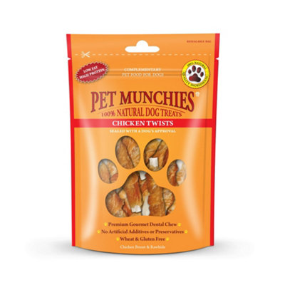 Pet Munchies Chicken Twists 80g (Pack of 8)