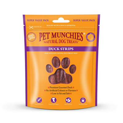 Pet Munchies Duck Strips 320g (Pack of 3) Price Comparisons | Compare The Build