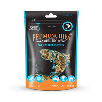 Pet Munchies Salmon Bites 90g (Pack of 8)