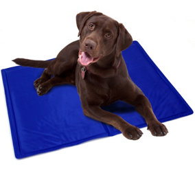 Pet Self Cooling Gel Cool Mat Dog Cat Puppy Bed Cushion Mattress Pad Large