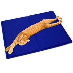 Pet Self Cooling Gel Cool Mat Dog Cat Puppy Bed Cushion Mattress Pad Medium