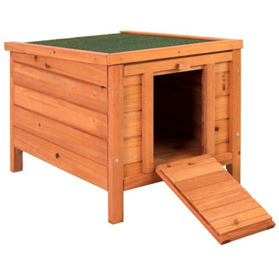 Pet Vida Wooden Pet Hutch House, Guinea Pig, Bunny, Chicken Run Cage, 52 x 42 x 43