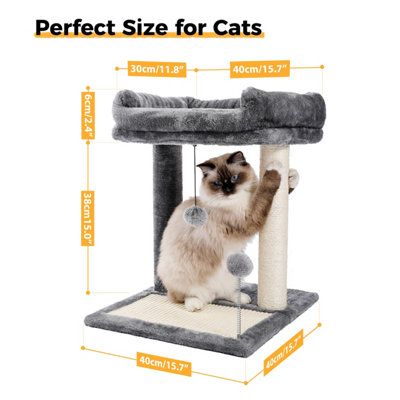Medium sized cat tree best sale