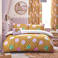 Peter Rabbit™ Dotty Toddler Duvet Cover Set, Polyester, Cotton, Ochre