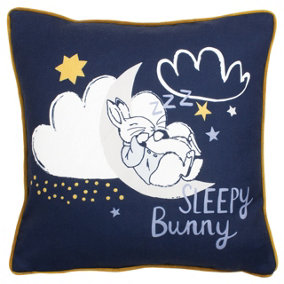 Peter Rabbit Peter Rabbit™ Sleepy Head Velvet Piped Feather Filled Cushion