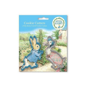 Peter Rabbit Poly-Resin Coated Cookie Cutter Set Blue/White (One Size)