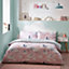 Peter Rabbit™ Sleepy Head Double Duvet Cover Set, Polyester, Cotton, Pink