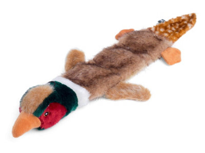 Petface Luxury Multi Squeak Pheasant Dog Toy | DIY at B&Q