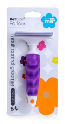 Petface Moult Control Groomer for Dogs/Cats, Medium