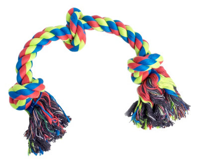 Petface Toyz Triple Knot Rope Dog Toy, Large