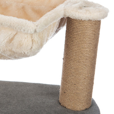 PETLICITY 4-Tier Cat Tree for Indoor Cats - Multi-Level Play & Climbing Tree with Scratching Posts, Pet Activity Play Centers