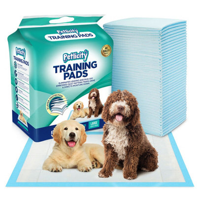 PETLICITY 50 Super Absorbent Puppy Training Pads - 60x90cm