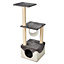PETLICITY Large Cat Tree Activity Centre - Multi-Level Play & Climbing Tree with Scratching Posts, Pet Activity Play Centers