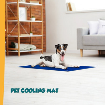 PETLICITY Medium Dog Cooling Gel Pillow Pad - Pet Cooling Mat, Non-Toxic Gel, Self Cooling Mat for Dogs & Cats