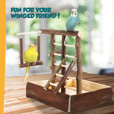 PipiFren Bird Toys For Parrots And Pets Perch Budg... - Vicedeal