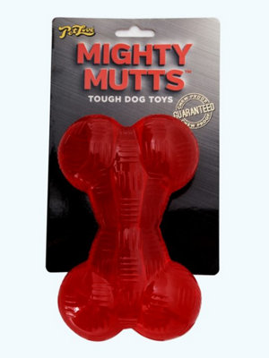 PetLove Mighty Mutt Tough Rubber S-Bone Dog Toy