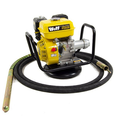 Petrol Concrete Poker Wolf Vibrating Drive Unit with 6m Flex Pipe