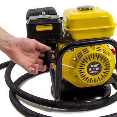 Petrol Concrete Poker Wolf Vibrating Drive Unit with 6m Flex Pipe - 5