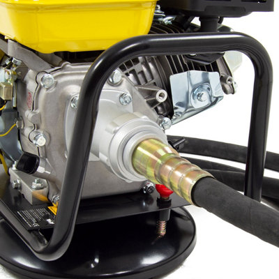 Petrol Concrete Poker Wolf Vibrating Drive Unit with 6m Flex Pipe - 6