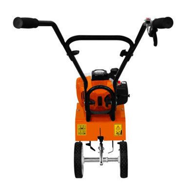 Petrol Cultivator Rotavator Cordless Garden Tiller DIY at B Q