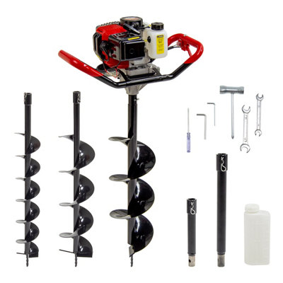 Fence post auger petrol discount