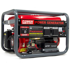 Petrol Generator Electric Start PowerKing PKB5000ES 3200w 4.0kVA 7HP
