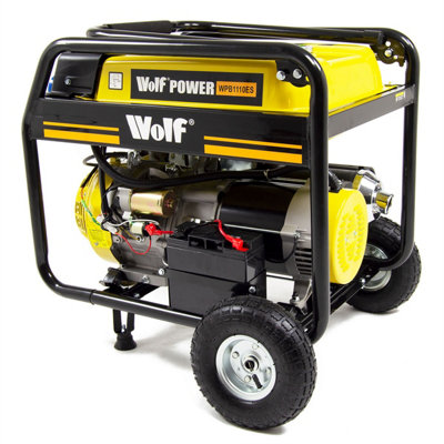 Petrol Generator Electric Start Wolf WPB1110ES 8000w 10KVA 17HP