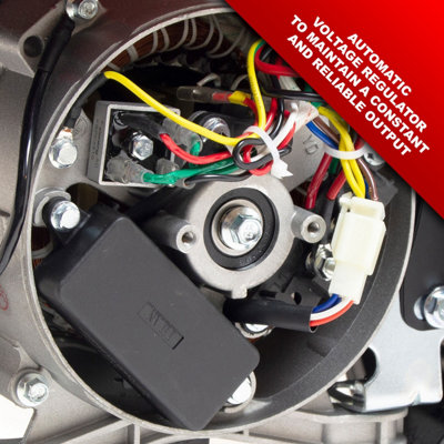 Petrol Generator Electric Start Wolf WPB4010ES 3000w 7HP - 6